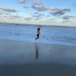 It is time to let him fly. – Photo was taken at Miami Beach 2022 after WMIC conference.